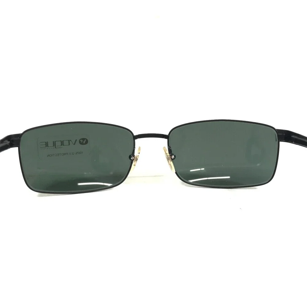 Vogue Sunglasses VO3431-S 352-S/6 Black Square Frames with Green Lenses